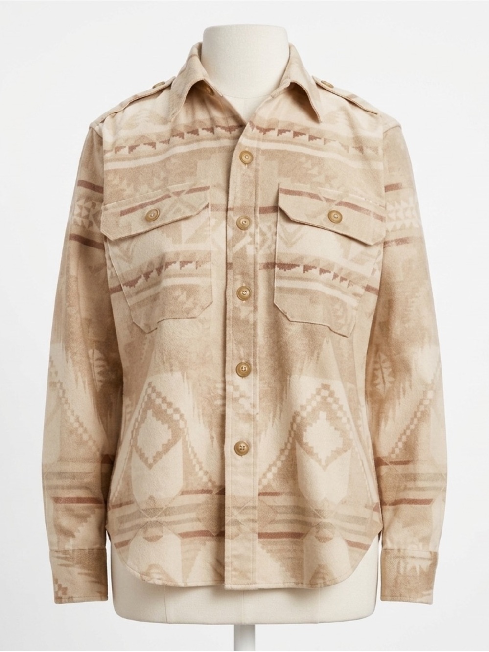 Polo Ralph Lauren Southwestern 100% Cotton Twill Button Down Shirt Santa Fe Sz M